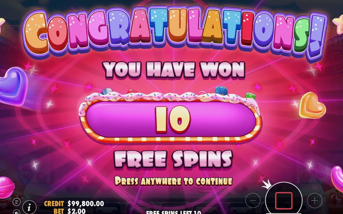 Free Spins round, Multiplier Spots kept between spins.