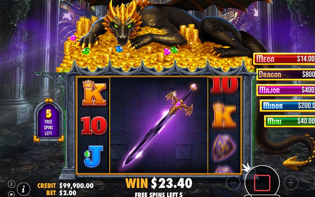 Free Spins start, three SCATTER symbols on the grid