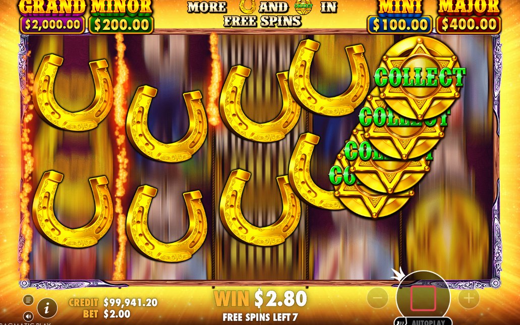 Money Collect active in Free Spins