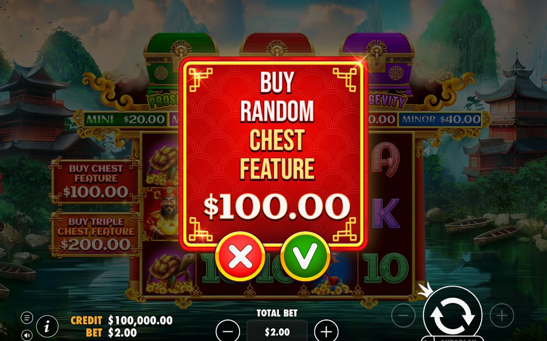 Chest Respin grid filling with MONEY symbols